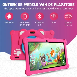 Rock&Rose Kindertablet 10.1 Inch Roze 32GB