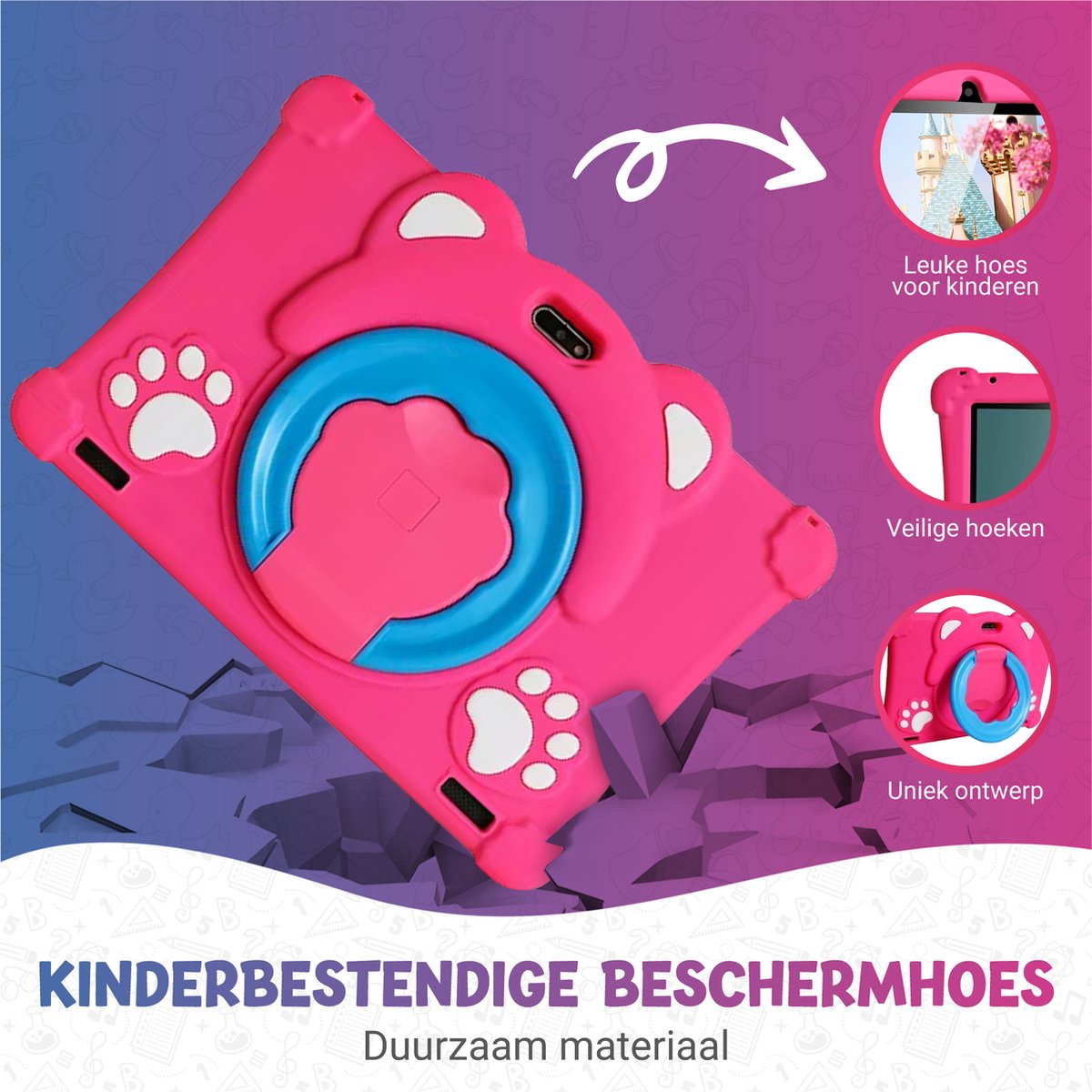 Rock&Rose Kindertablet 10.1 Inch Roze 32GB