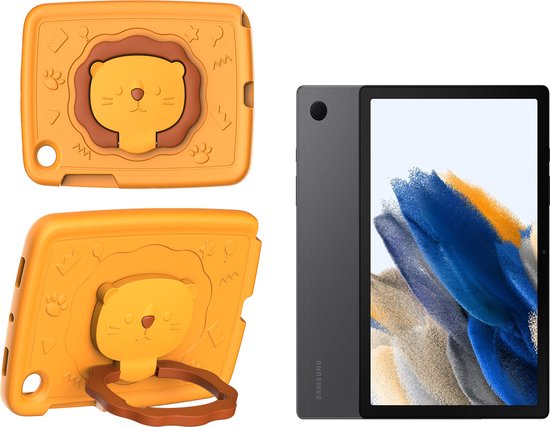 Samsung Galaxy Tab A8 64GB Wifi Grijs met Lion Cover