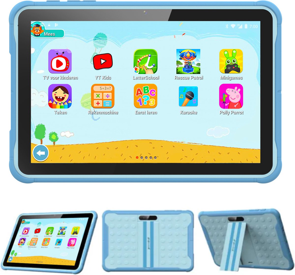 Spoused Kindertablet 10.1 inch Blauw 64GB 4GB RAM