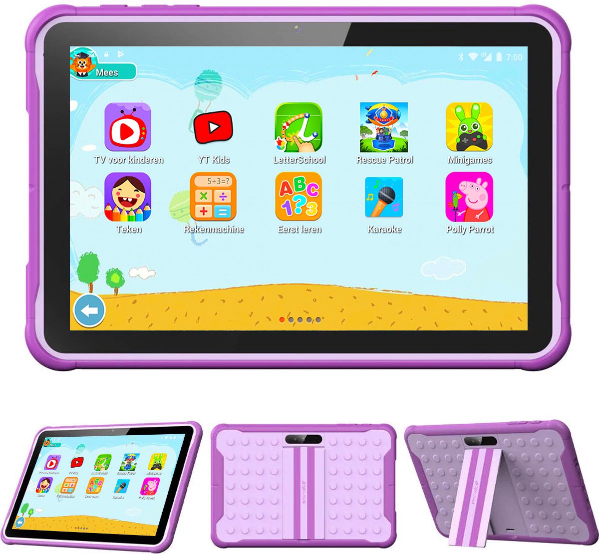 Spoused Kindertablet 10.1 inch Paars 64GB 4GB RAM