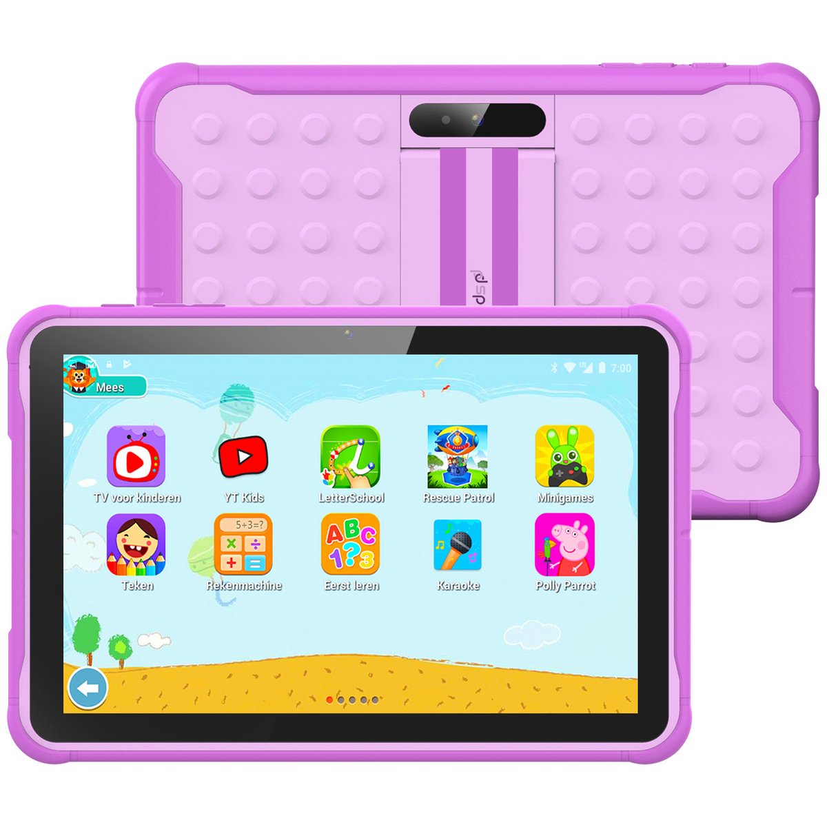 Spoused Kindertablet 10.1 inch Paars 64GB 4GB RAM