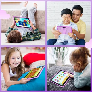 Spoused Kindertablet 10.1 inch Paars 64GB 4GB RAM