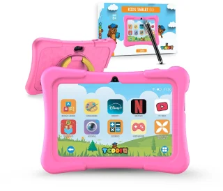 De TeddiQ Kindertablet GO 7 inch Roze in één oogopslag