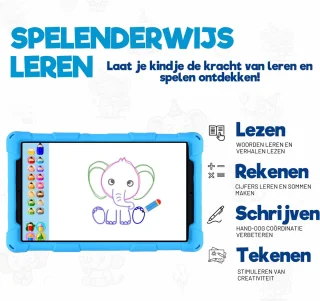TinyPlay Giga 8 inch kindertablet blauw 64GB