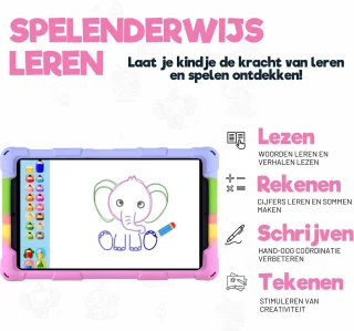 TinyPlay Giga Rainbow Edition 8 inch kindertablet 64GB Android 13