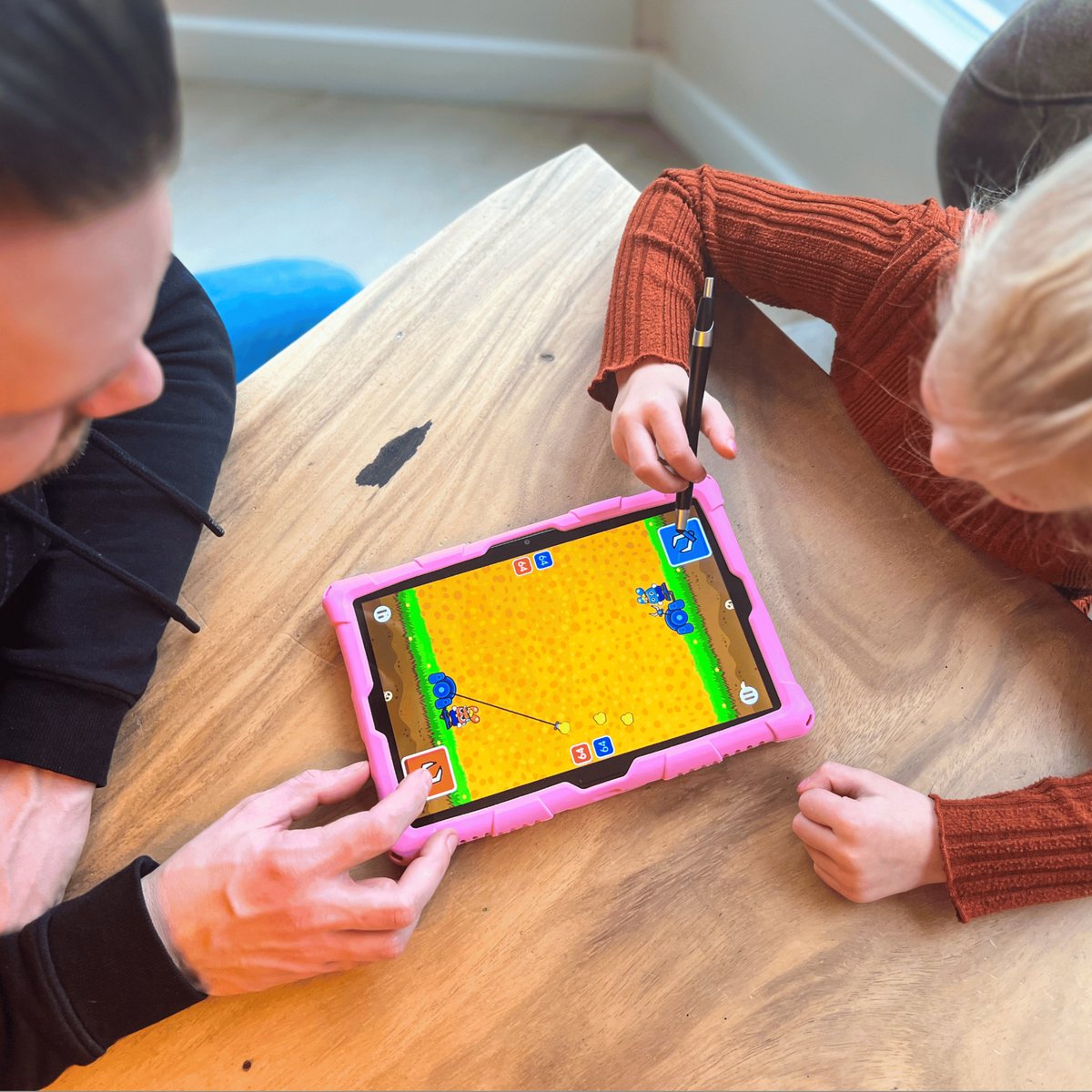 TinyPlay Maxi V2 kindertablet 10 inch blauw 64GB Android 14
