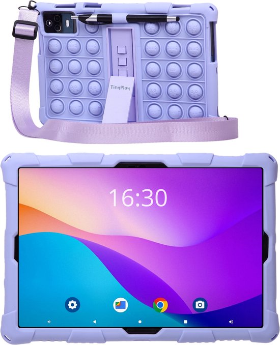 TinyPlay Maxi V2 kindertablet 10 inch paars