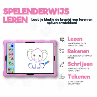 TinyPlay Maxi V2 Kindertablet 10 inch Roze