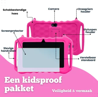 TinyPlay Mini 7 inch kinder tablet roze