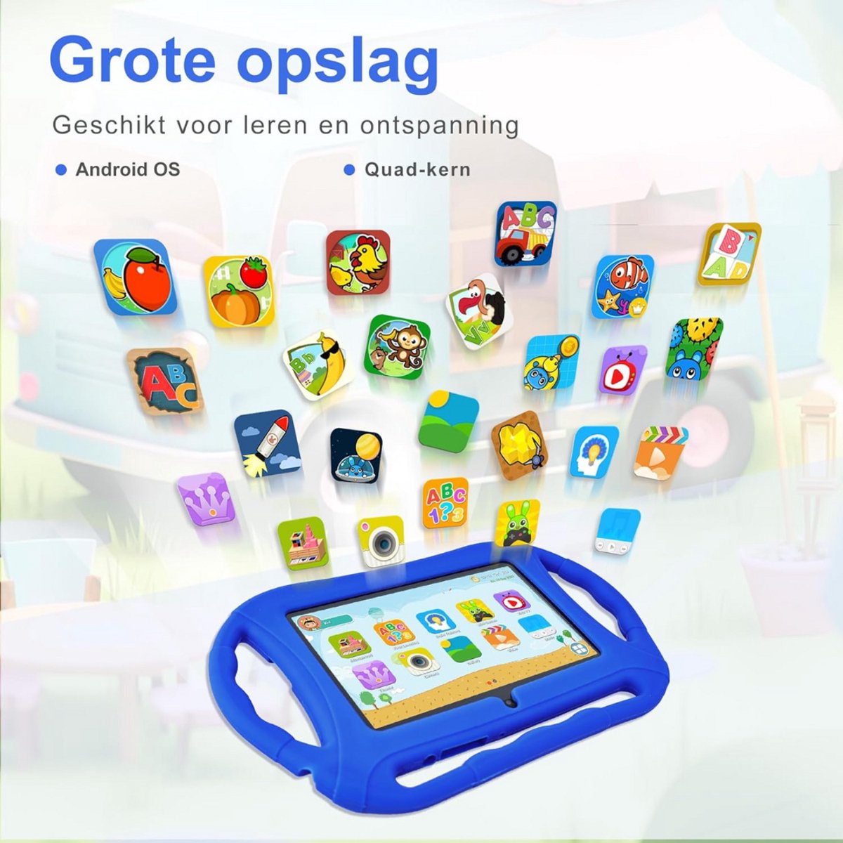 VELTRR® Kindertablet 3+ Blauw