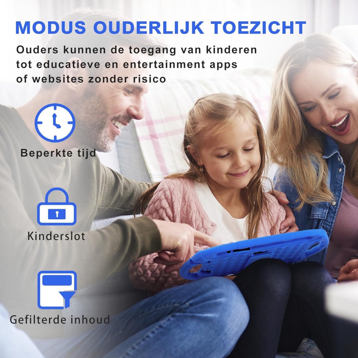 VELTRR® Kindertablet 3+ Blauw