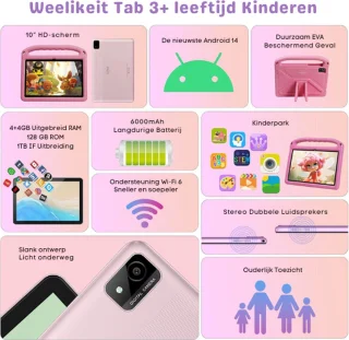 WEELIKEIT® Kindertablet Deplay 10,1 inch