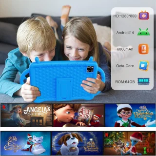 White-Label Kindertablet 3+ Blauw