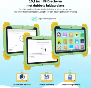 White-Label® Kindertablet 3+ Groen