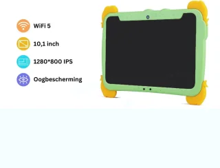 White-Label® Kindertablet 3+ Groen