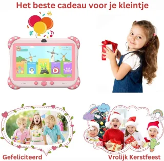 White-label Kindertablet 3+ Roze