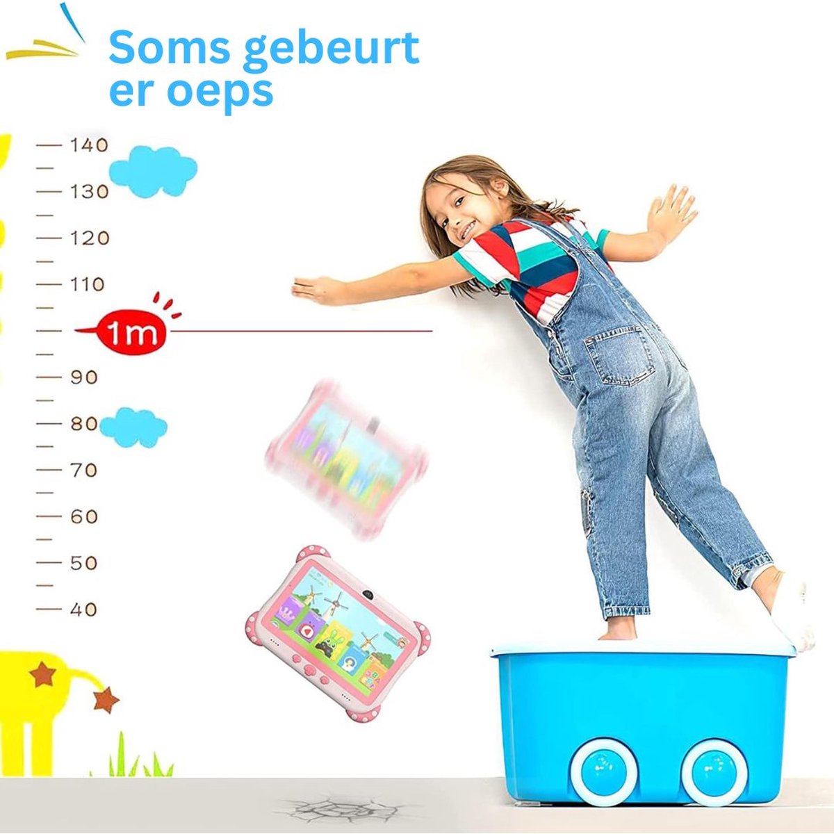 White-label Kindertablet 3+ Roze