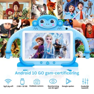 White-label Kindertablet Blauw 3+