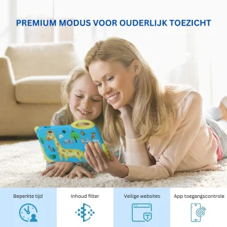 White-Label Kindertablet Blauw 3+