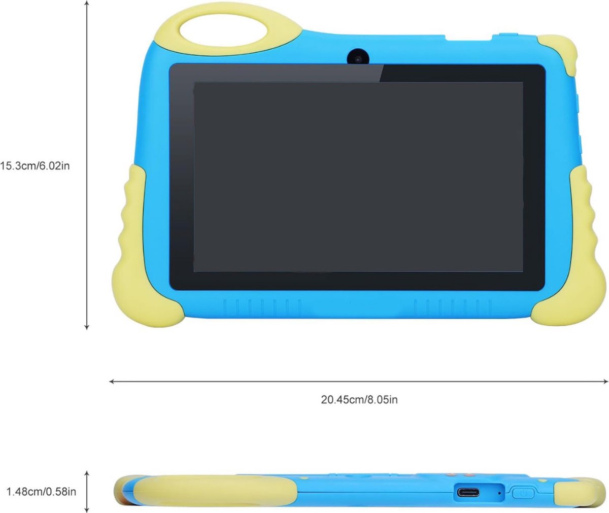 White-Label Kindertablet Blauw 3+