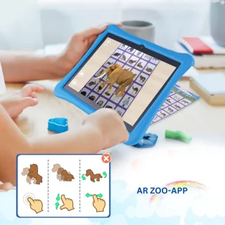 White-Label Kindertablet Blauw Vanaf 3 Jaar