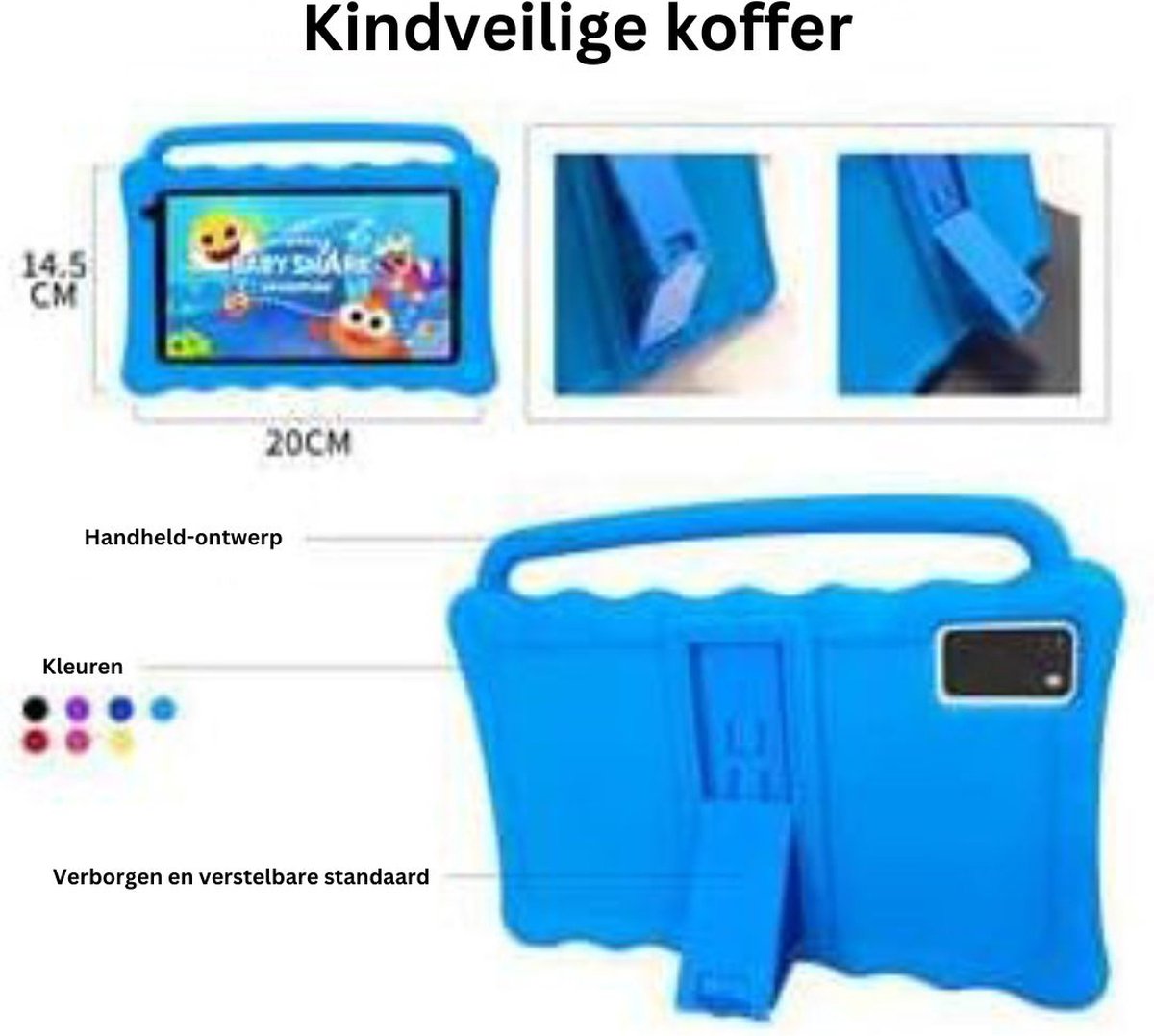 Wat vinden we goed aan de White-label Kindertablet Geel 3+