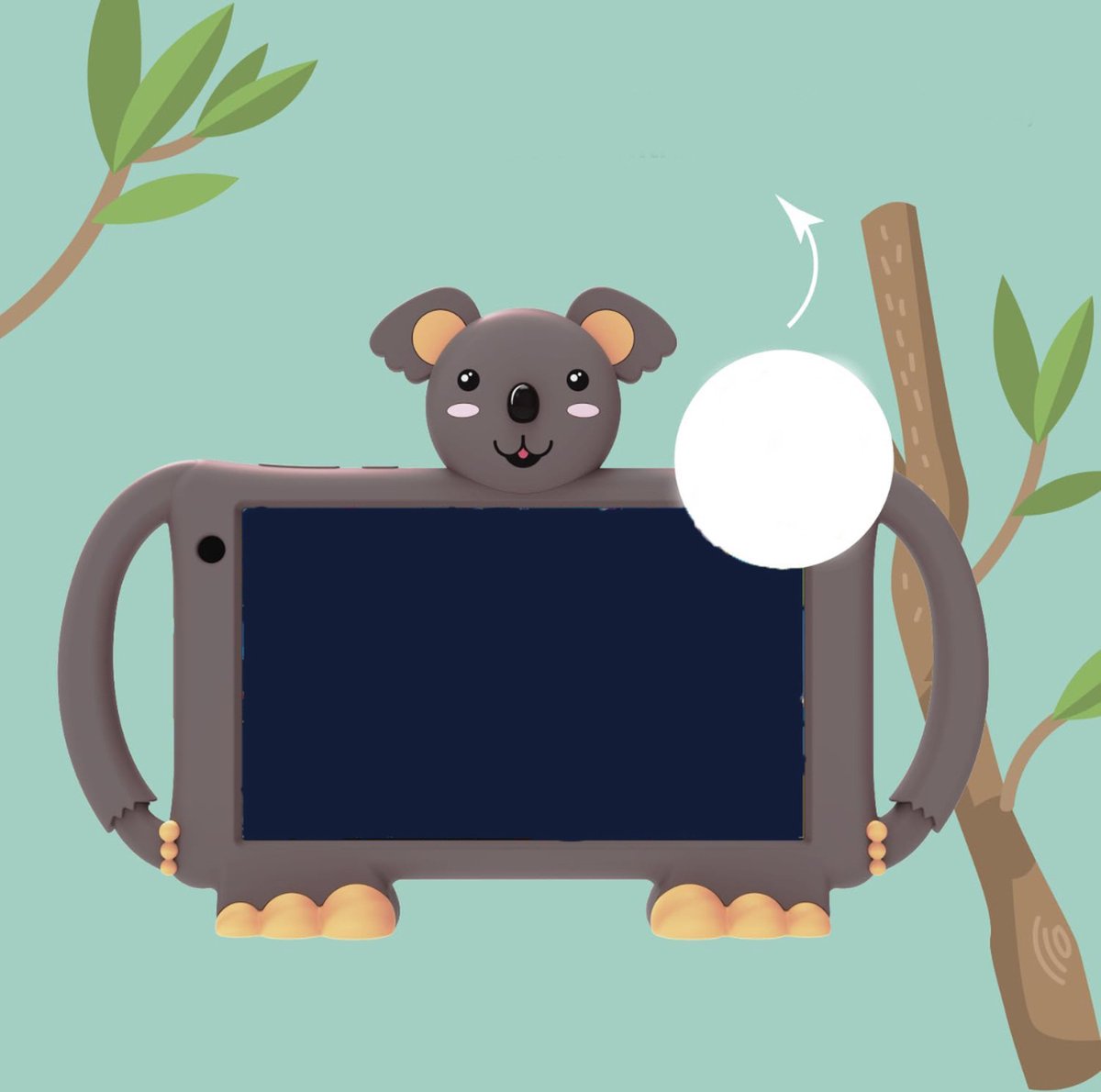 White-Label® Kindertablet Grijs Vanaf 3 Jaar