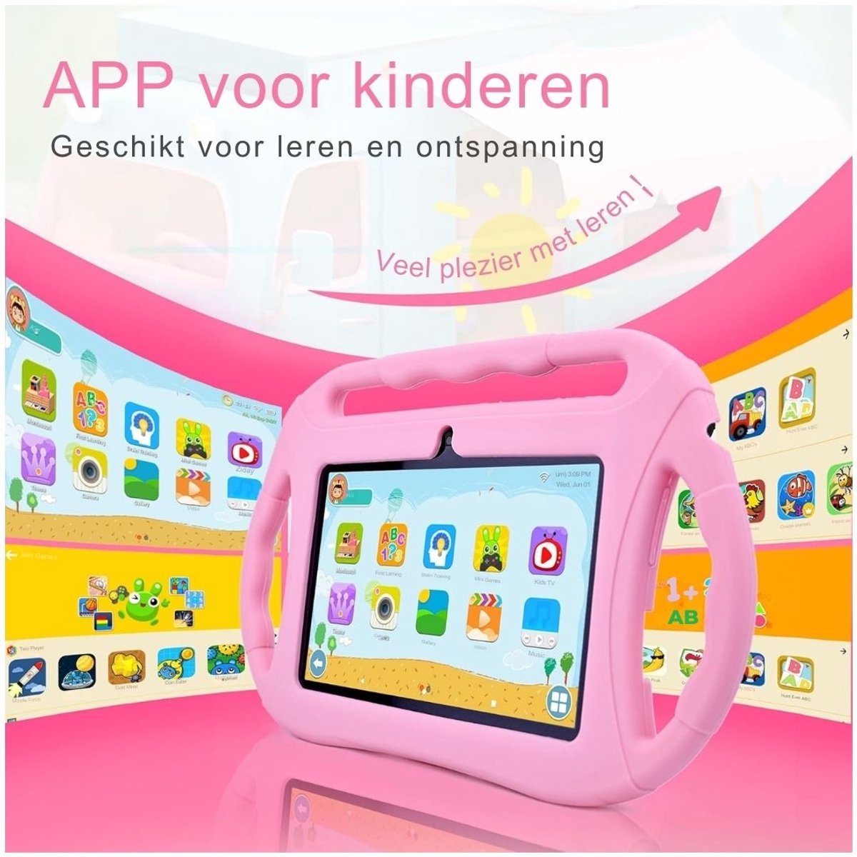 Zavira Kindertablet Roze 2GB RAM 32GB ROM