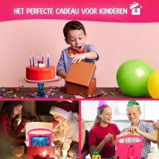 ZINLY® Kindertablet 7 inch Android 10 Roze