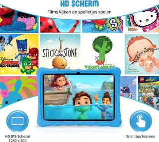 ZINLY® Kindertablet XL 10 inch Blauw
