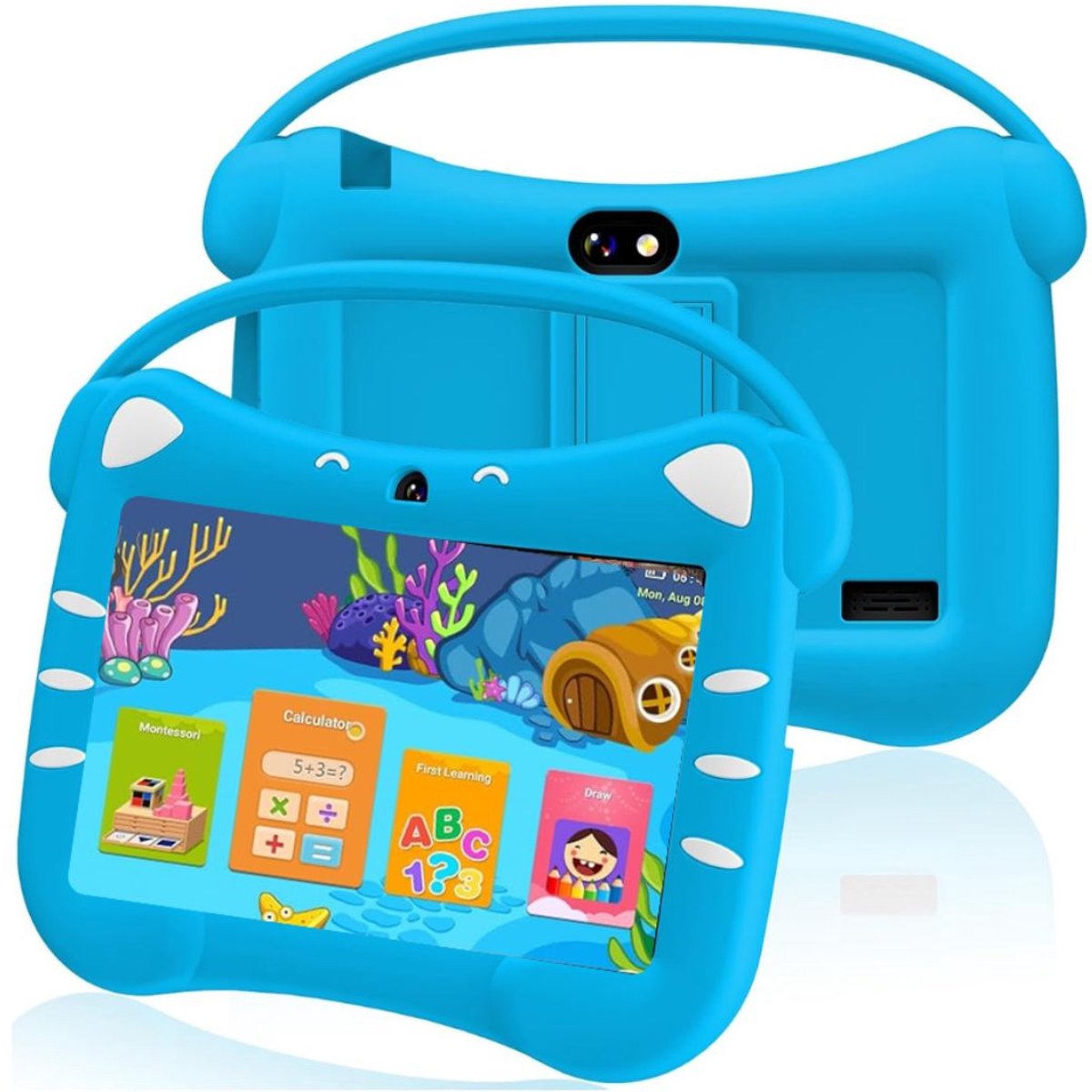 ZRSS Kindertablet Blauw geschikt voor Android