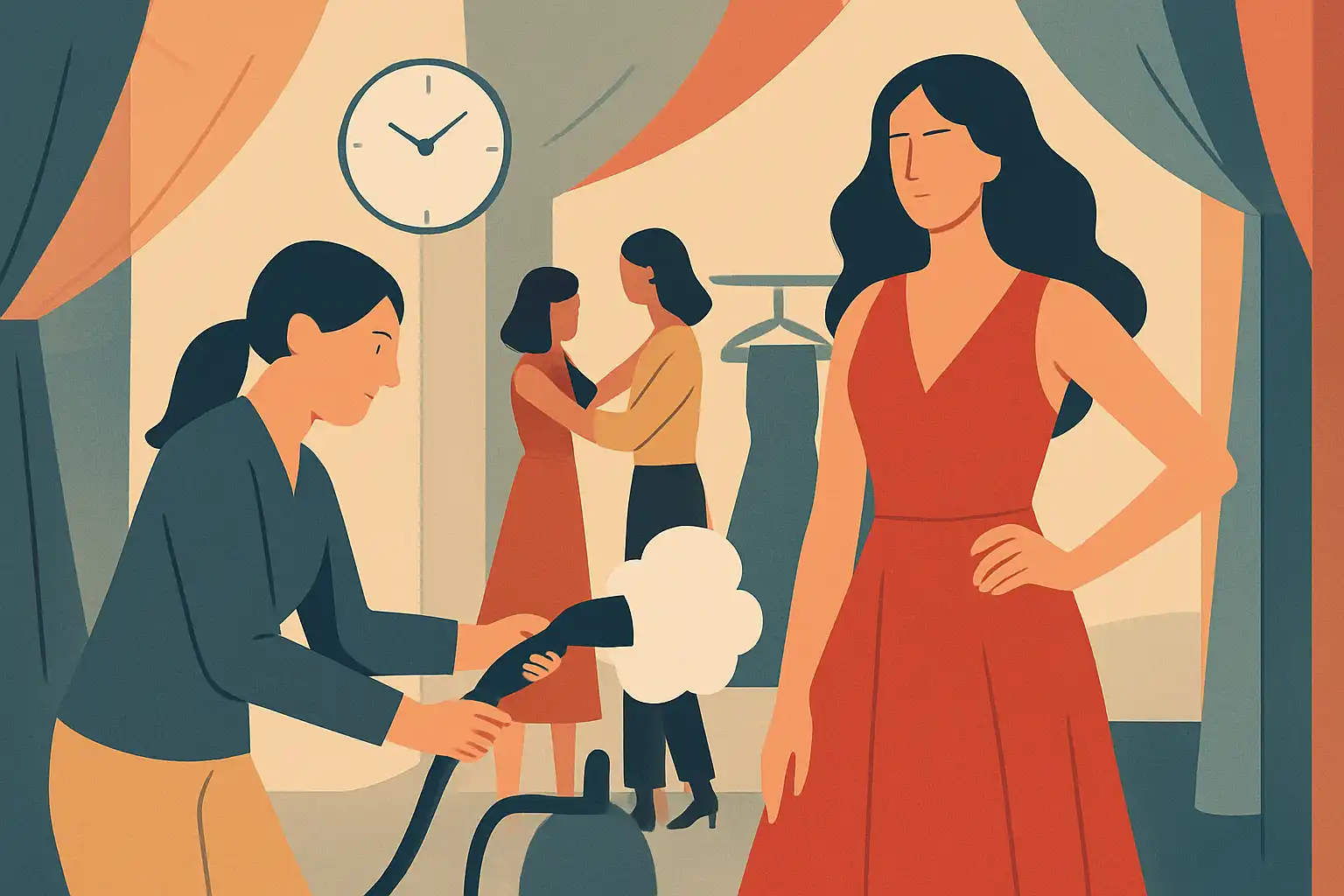 Backstage bij fashion shows: wat we leren van professionals die stomen onder tijdsdruk
