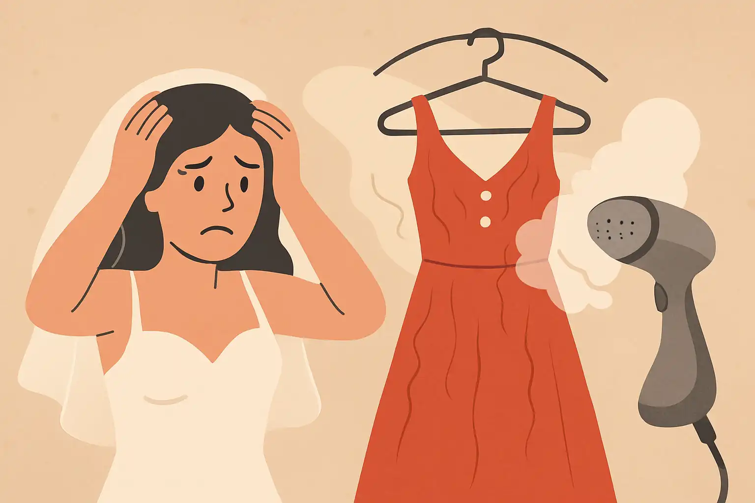 Bruiloftstress? zo red je outfits last minute met een kledingstomer