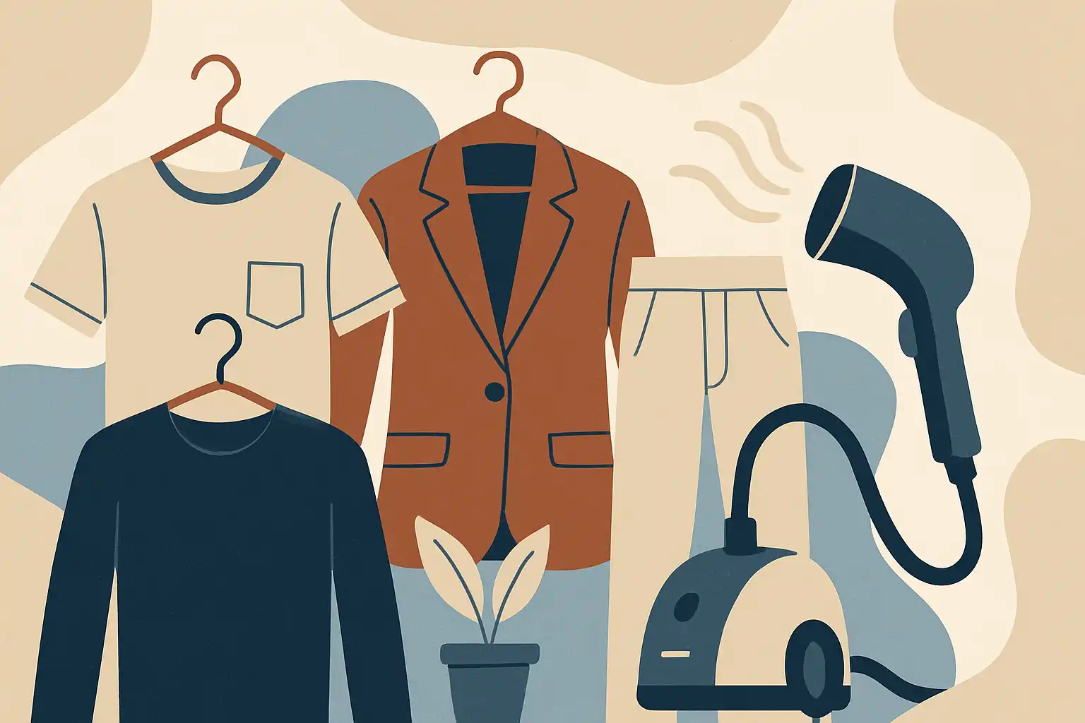 Capsule wardrobe onderhoud: waarom een kledingstomer onmisbaar is