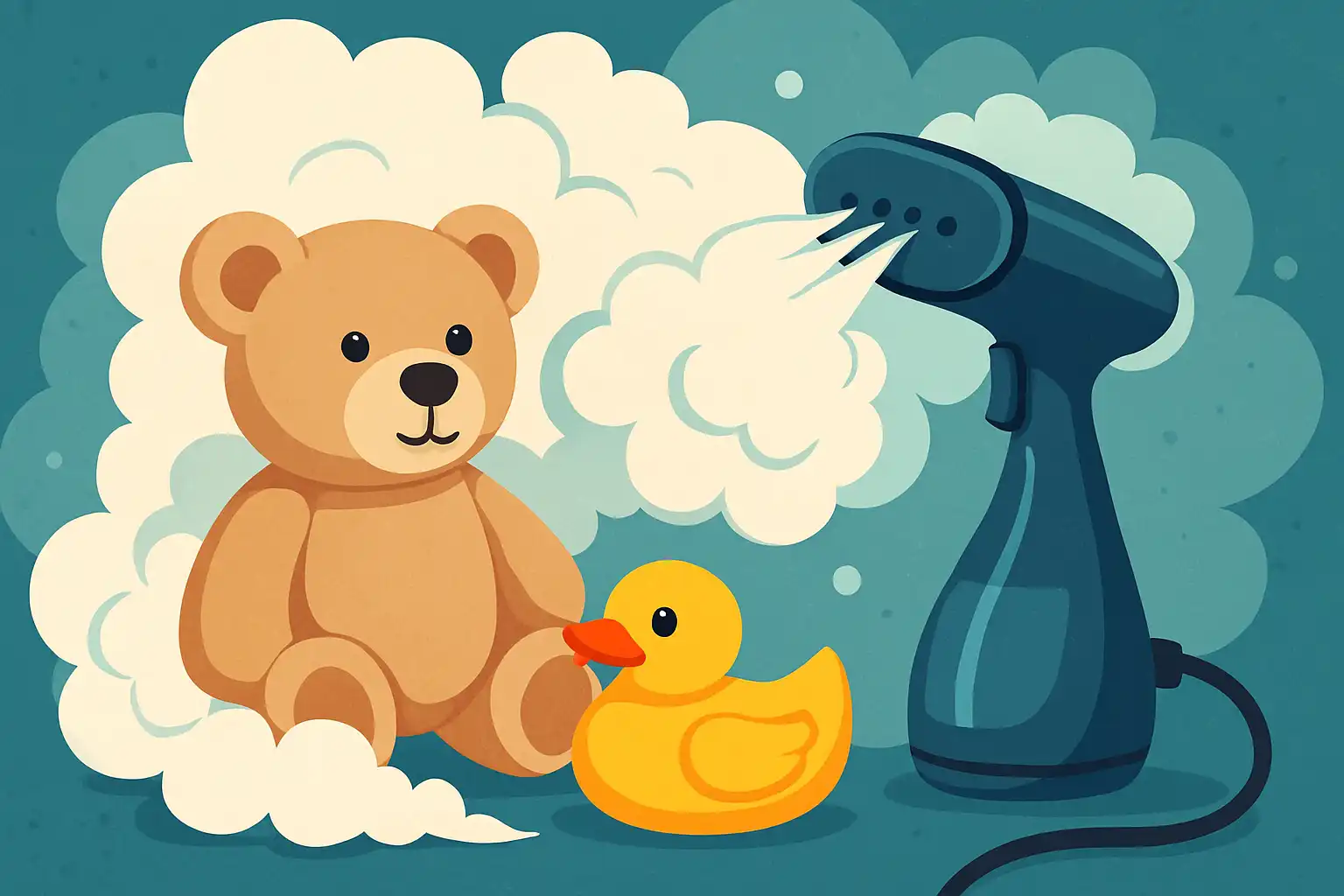 Knuffels en speelgoed stomen: zo maak je ze fris en veilig zonder wassen