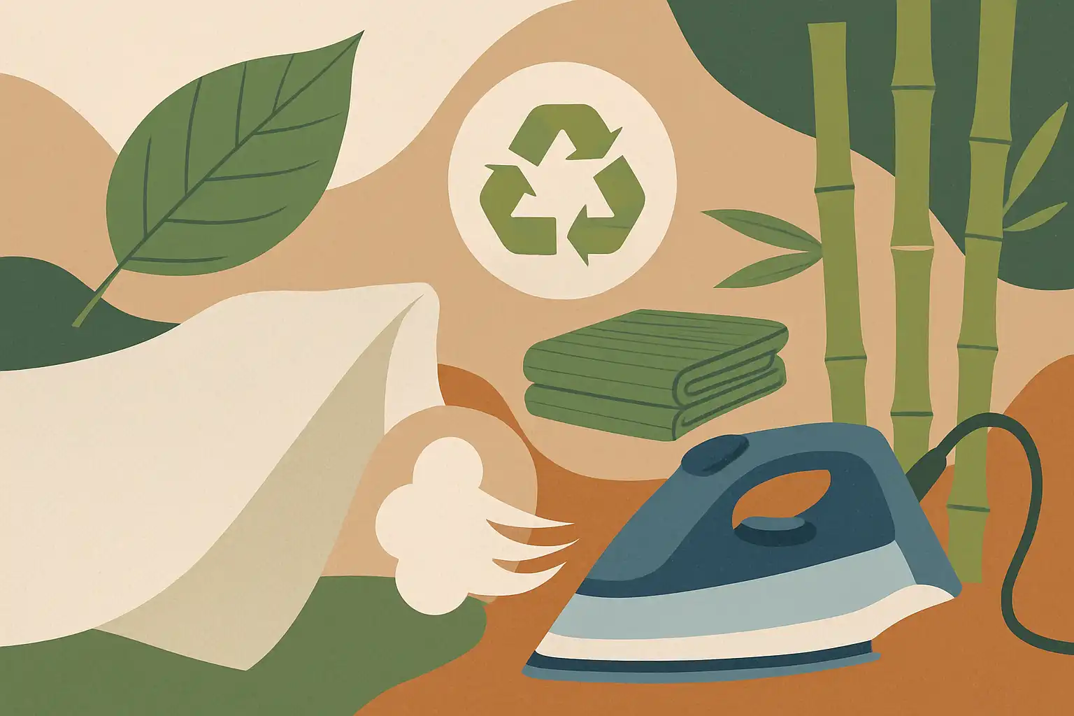 Nieuwe duurzame stoffen en stomen: zo behandel je Tencel, gerecycled polyester en bamboe veilig