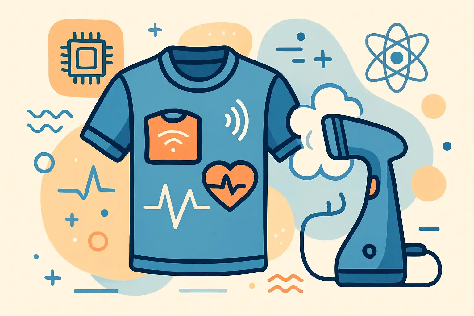 Slimme kleding en stomen: zo behoud je wearables en techtextiel