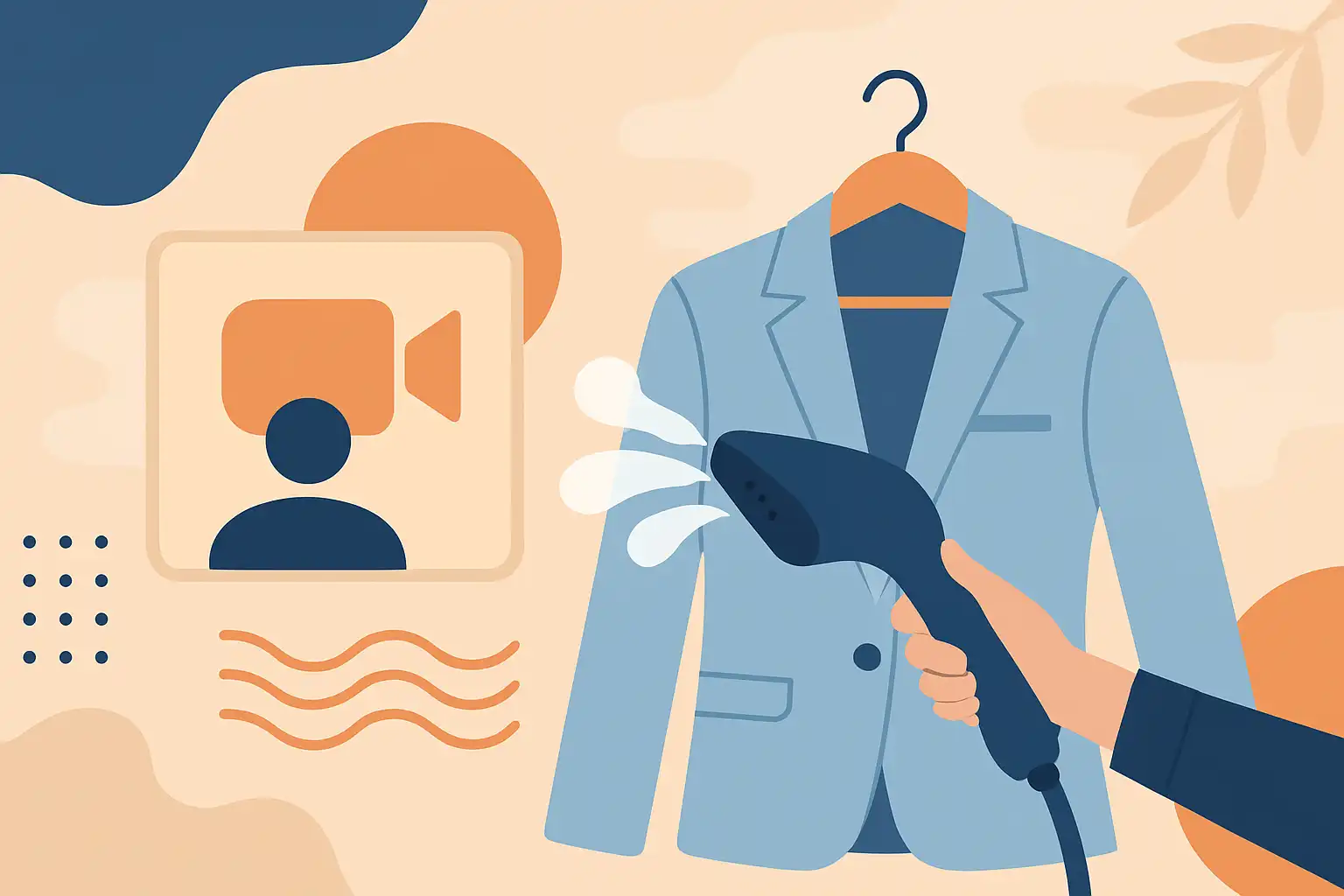 Stoom je klaar voor videocalls: zo zien je tops en blazers er altijd professioneel uit