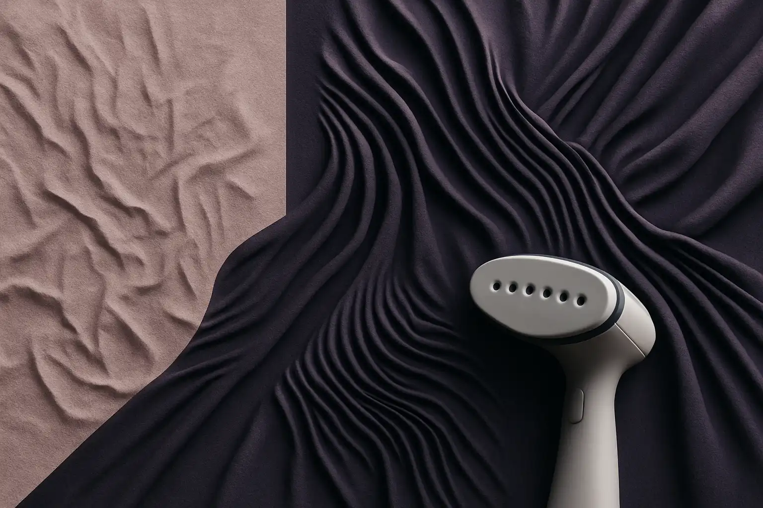 Van kreuk tot couture: zo maak je modieuze texturen met alleen een kledingstomer