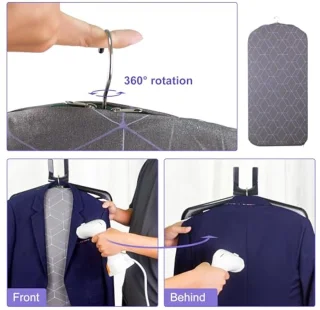Kledingstomer en strijkaccessoires voor een kreukvrije look
