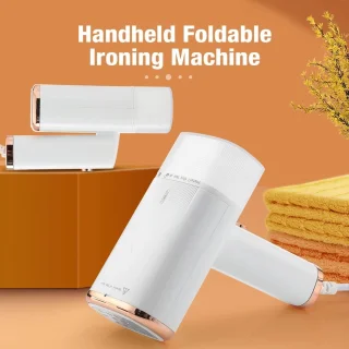 Mylucinda® - Kledingstomer Mini - 1000W - Draagbare Stoomstrijkijzer Voor Kleding - Opvouwbaar - Wit