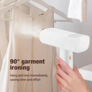 Mylucinda® - Kledingstomer Mini - 1000W - Draagbare Stoomstrijkijzer Voor Kleding - Opvouwbaar - Wit