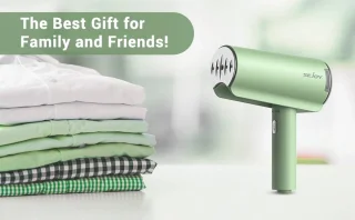 Kledingstomer 1000W – Handheld Stoomstrijkijzer – 20S Opwarmtijd – Dual Steam Modes – Opvouwbaar – 150ml Watertank – Mijtverwijdering – Draagbaar & Lekvrij