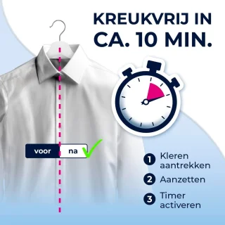 Automatisch strijkijzer voor overhemden en broeken | Kreukvrij en snel strijken