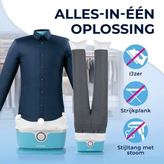 Automatisch strijkijzer voor overhemden en broeken | Kreukvrij en snel strijken