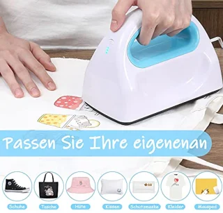 Transferpers voor T-shirts, schoenen en hoeden - Hittepers machine 18 x 10 cm - 500W