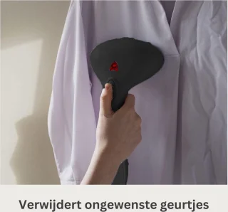 White-Label® Stomer Kleding - Steamer - Kledingstomer - Handstomer - Zwart