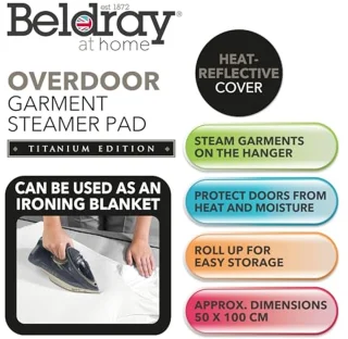 Verticale Stoom Pad voor Kleding - Overdeur Perspad met Hitte- en Vochtbescherming