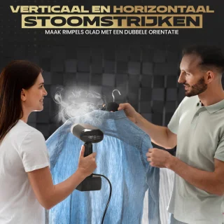 Hometastic® Luxe Kledingstomer - 5 Standen Voor Iedere Stof - Snelle Opwarmtijd - Handstoomreiniger - Stoomapparaat Kleding
